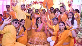 Charha De Rang | Haldi Vibes Only! Joyful Moments with Family 💛🌼 🌸 🌿 #haldiceremony #family #youtube