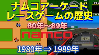 【レースゲームヒストリー】 ナムコ・アーケードレースゲームの歴史80年～89年