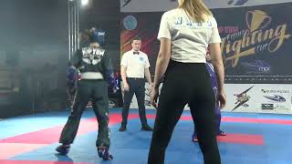 Martina Sartorato v Sila Kiray Junior Open Weight Final Pointfighting Cup 2023