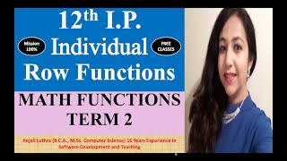 TERM 2 Complete Course | I.P. & C.S. Class 12 CBSE | Math Functions - Round #SQL|#k12 #ip #cs #cbse