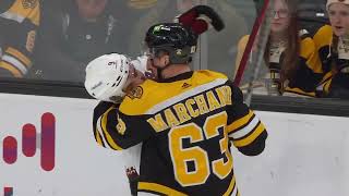 Brad Marchand Trolls Clayton Keller Behind The Play