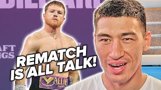 Dmitry Bivol says Canelo ALL TALK on rematch - switched promoters to AVOID fight!