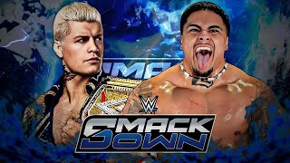 Cody Rhodes Versus Zilla Fatu For Undisputed Championship At Smackdown — FULL MATCH | SMACKDOWN 2025