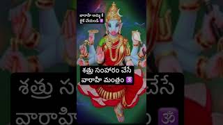 మీకు శత్రువులు ఉన్నారా అయితే ఇది చదవండి 🕉🕉#viralvideo #shortsfeed #10Mviews#vaarahi#100ksub