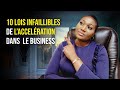 10 lois infaillibles pour faire accélérer votre business