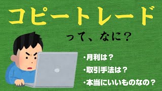 【仮面投資家FXちゃんねる】コピートレード始めました。