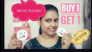 (Hindi)KARA nail polish remover wipes| BUY ONE GET ONE :) FREE nail remover wipes worth ₹100