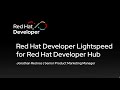 Red Hat Developer Lightspeed for Red Hat Developer Hub