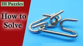 How to Solve Steel Puzzle or Metal Mind Puzzles | Metal Puzzles for Adults By IH Puzzles