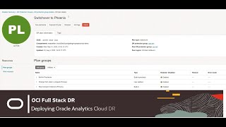 Deploy Oracle Analytics Cloud Service for Disaster Recovery (video 1)