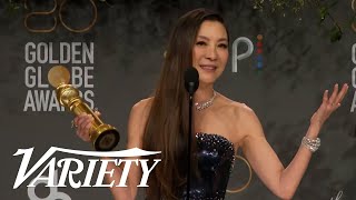 Michelle Yeoh's Full Press Room Speech at the Golden Globes