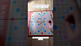 Use 2 letter words to double your points in Scrabble!