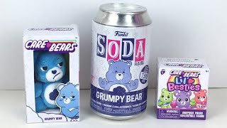 Care Bears Grumpy Bear Funko Soda, Mini Plush \u0026 Lil Besties Mini Blind Box ✨ Opening #carebears