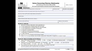 Navigating IRS Form 56: A Visual Guide