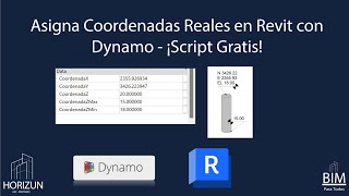 Cómo Asignar Coordenadas Reales a Elementos en Revit con Dynamo – ¡Descarga el Script Gratis!