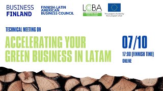 Webinar: Accelerating your green business in Latam