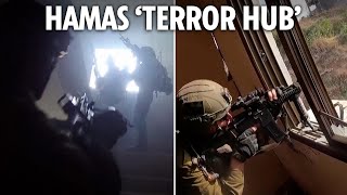 Israeli Special Ops troops raid Hamas 'terror hub' in Gaza destroying booby traps \u0026 rocket launchers