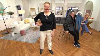 Isaac Mizrahi Live! True Denim Straight-Leg Utility Jeans on QVC