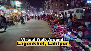 Lagankhel, Lalitpur City - Virtual Walking Tour Around the City Main Street - Binaural City Sound