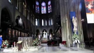 2016 12 03 YouTube 2014 12 24 PARIS B Narodzenie Gessków 4 dzien CANON Notre Dame wnetrze