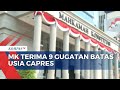 9 Gugatan Batas Usia Cawapres, Jubir MK: Ada yang Gugat Batas Maksimal 70 Tahun