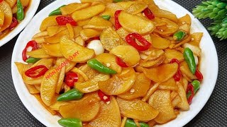 CỦ CẢI TRẮNG MUỐI XỔI làm theo cách này giòn ngon không bị hăng đơn giản nhanh gọn ăn được liền