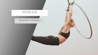 Aerial hoop - dynamic acrobatic tricks - Meygane Klein