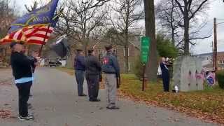 Firing Detail prior to Tamaqua American Legion Veterans Day Parade, Broad Street, Tamaqua, 11-7-2015