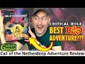 Critical Role: Call of the Netherdeep Review - Wizards of the Coast - D&D 5e Adventure Sourcebook