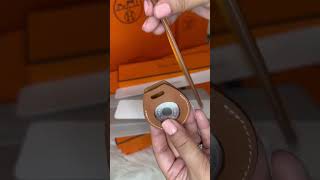 ASMR Apple AirTag Hermès bicolor bag charm Airtag Birthday Unboxing