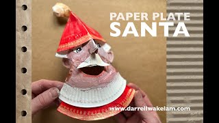 Paper Plate Santa