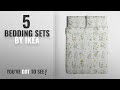 Top 10 Ikea Bedding Sets [2018]: Ikea Strandkrypa Duvet Cover and Pillowcases, Full/Queen, White