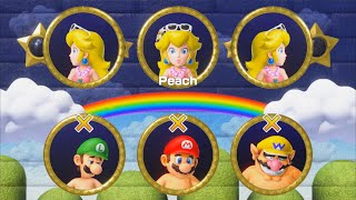 Mario Party Superstars - Peach Wins By Doing Absolutely Everything