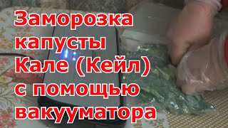 Заморозка капусты КАЛЕ, овощей и фруктов с помощью вакууматора CASO