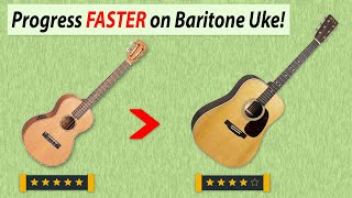 Why you’ll progress faster on baritone ukulele over guitar