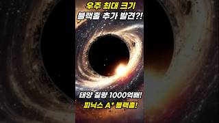 우주에서 가장 거대한 블랙홀 발견! 태양 질량 1000억배의 압도적 질량! (피닉스A,/봉황자리A/TON618)