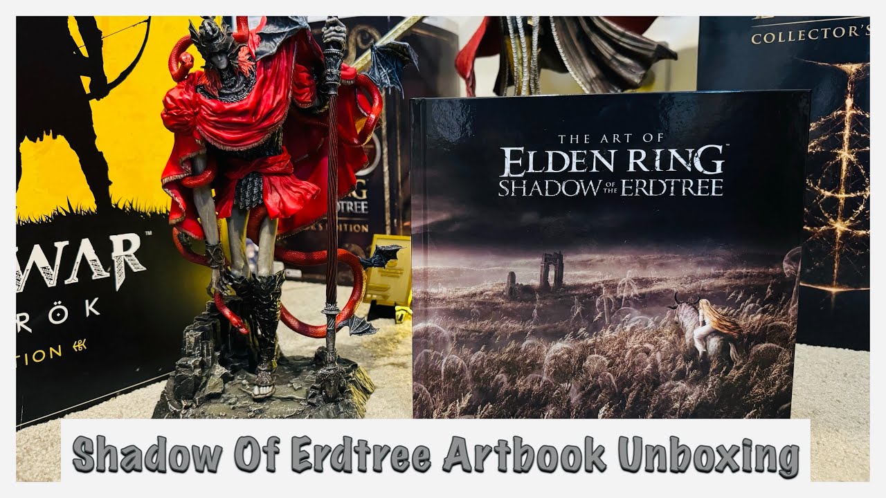 Elden Ring Shadow Of Erdtree Artbook Unboxing Youtube