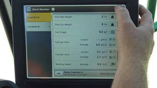 John Deere S700 Series Work Monitor and Work Totals Set Up