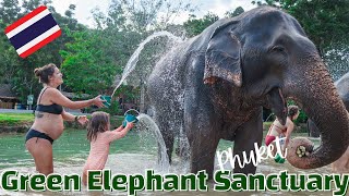 Visiting the Ethical Green Elephant Sanctuary in Phuket, Thailand!