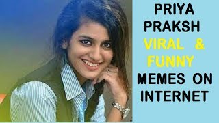 9 Best funny Memes on Internet of Priya Prakash Varrier