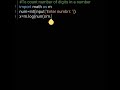 To count number of digits in a number without loop || Python || using math module || basics