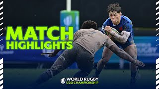 TITANS COLLIDE! | France v New Zealand Highlights | World Rugby U20 Championship