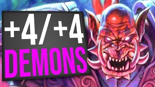 A Hand Full of +4/+4 Demons! - Handlock | Standard | Hearthstone