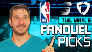FanDuel NBA DFS Lineup Picks Today (3/5/24) | NBA DFS ConTENders