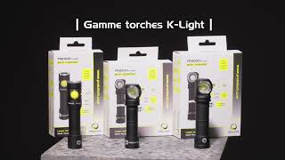 Prolutech : la gamme lampes torches K-Light