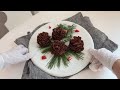 딱 3가지 노오븐 솔방울 딸기 초코 케이크 pinecone chocolate cake for a perfect christmas u0026 year end party dessert