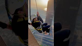 try the ever-thrilling Edge Walk. Location: Sky View Observatory, Dubai  #dubai