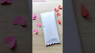 Chocolate gift idea |Birthday card easy | Birthday gift | #gift #chocolate #youtubeshorts | #Shorts