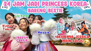 24 JAM JADI PRINCESS KOREA BARENG BESTIE 👑🤩MAIN SALJU , SAUNA ALA DRAKOR ?! 😍😭