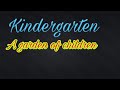 kindergarten pronunciation what is lkg and ukg kg meaning and origin